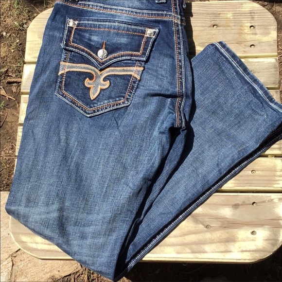 [SOLD] Rock Revival ‘Mario’ Straight 40 Dark Wash - Picture 8 of 8